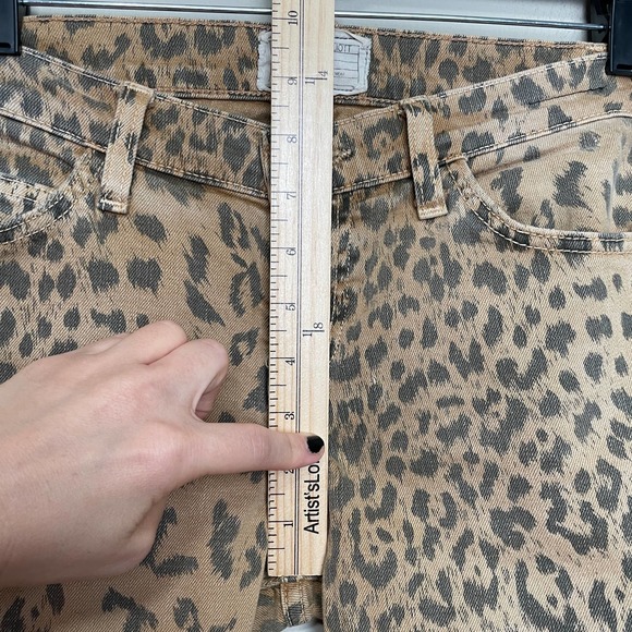 Current/Elliot Stiletto Camel Leopard Skinny Jeans Printed 29 - Picture 9 of 11